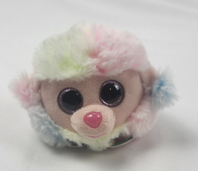 #ad TY Puffies Rainbow the Poodle Used Missing Swing Tags Collectible Plush 2021 $5.00