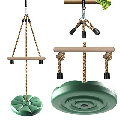 #ad Disc Swing for Kids Swing Set Accessories 7FT Height Adjustable Gym Monkey $37.92