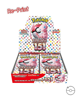 #ad Scarlet amp; Violet Pokémon 151 Booster Box Reprint Japanese USA Shipping $106.81