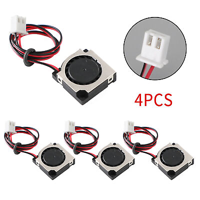 #ad 4x Brushless DC Cooling Blower Fan 5V 20065VS 20x20x6mm Sleeve 2 Pin Wire UE $18.87