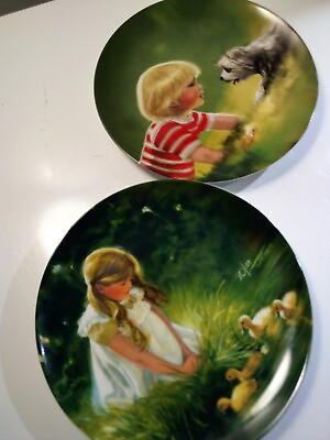 #ad zolan plates 2 beautiful plates $68.00