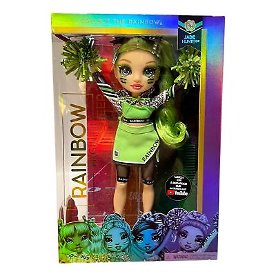 #ad Jade Hunter Rainbow High Green Cheer Series Pom Fashion Doll 10 in MGA New $70.95