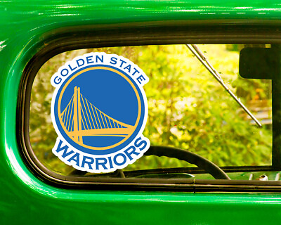 #ad 2 GOLDEN STATE WARRIORS STICKER Decal Bogo For Car Bumper Free Shipping Truck $3.95