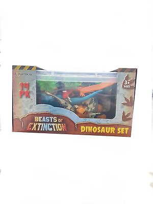 #ad Playtek 14 Piece Dinosaur Animal Playset Toy Brand New Toys $13.16