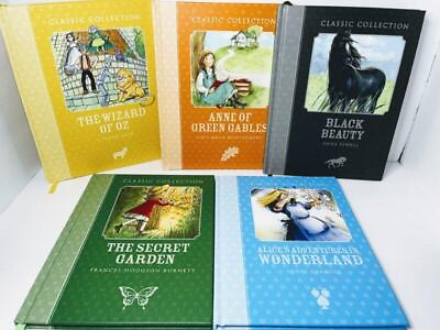 #ad Lot 5 New Children#x27;s Books Classic Collection Beauty Gables Wonderland Garden Oz $18.97