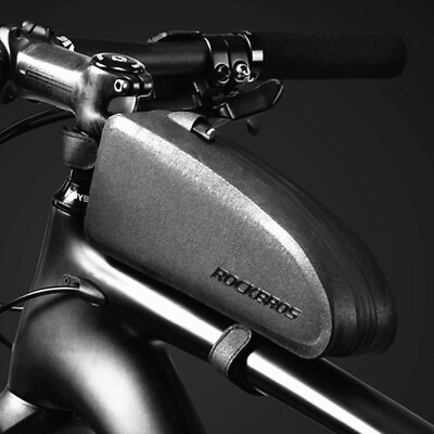 #ad ROCKBROS Frame Front Bicycle Bag Waterproof Portable MTB Road Bike Cycling Bag $14.99