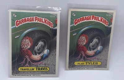 #ad 1986 Topps Garbage Pail Kids GPK Series 4 127 a amp; b Stickers $16.00