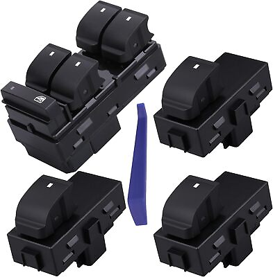#ad Driver Side amp; 3 Pcs Passenger Power Window Switch for 07 13 Chevy Silverado GMC $28.42