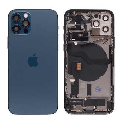#ad iPhone 12 Pro Housing Back Replacement Blue With Small Parts OEM Grade AB $129.00