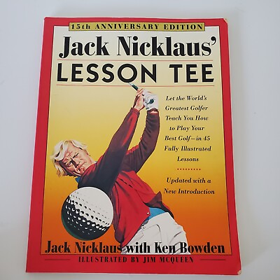 #ad Jack Nicklaus#x27; Lesson Tee by Nicklaus Jack 1992 Trade Paperback Red Vintage $35.50