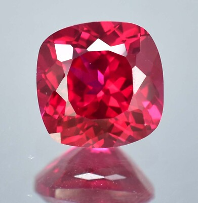 #ad AAA Natural Mozambique Blood Red Ruby Cushion Cut Loose Gemstone Certified $71.99