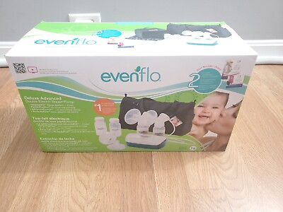SEALED Evenflo Deluxe Advanced Double Electric Breast Pump Closed in pump bag. $149.99