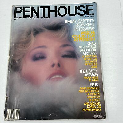 #ad Penthouse April 1983 Pet Veronique Jolie Interview w Jimmy Carter $8.98