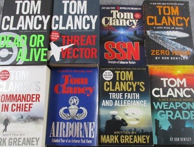 #ad Tom Clancy Novels Large Selection Combine Postage Complete Your Collection AU $9.99