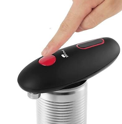 #ad Electric Can Opener One Touch Easy Open Stainless Steel Smooth Edge Seniors $24.95