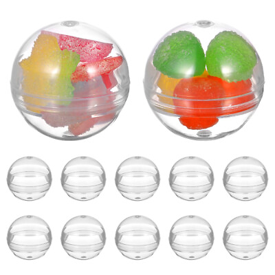 #ad 100PCS Clear Round Capsules for or Party Favors PD $15.24
