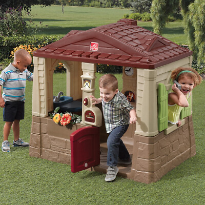 #ad Toddlers Kids Step2 Neat amp; Tidy Cottage Unisex Playhouse Children Fun Play Home $200.97
