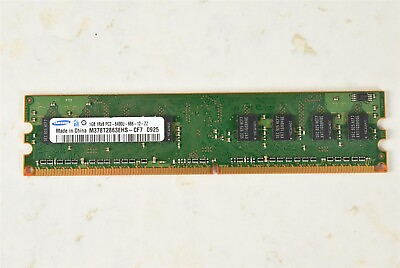 #ad Samsung M378T2863EHS CF7 1GB PC2 6400U DDR2 800 Desktop Memory $4.50