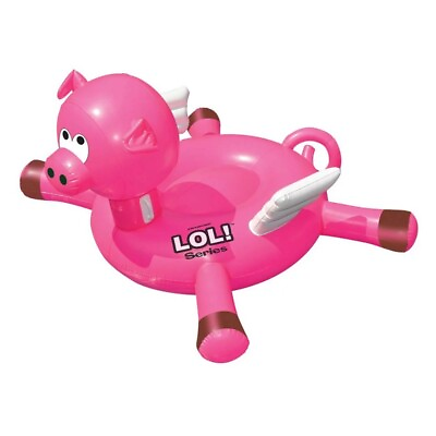 #ad Swimline LOL Pig Inflatable Pool Float $30.15