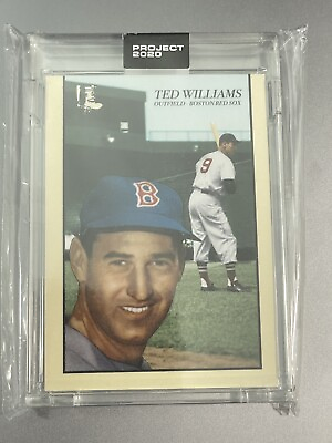 #ad Topps PROJECT 2020 Card #90 1954 Ted Williams RC Redesigned By Oldmanalan 41407 $6.99