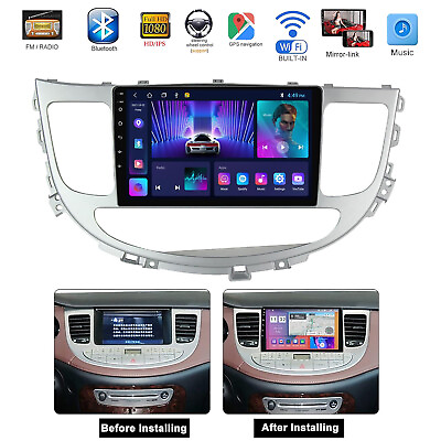 #ad 9quot; Radio Stereo GPS Navi Wifi Carplay Android 13.0 For 2009 2014 Hyundai Genesis $159.60