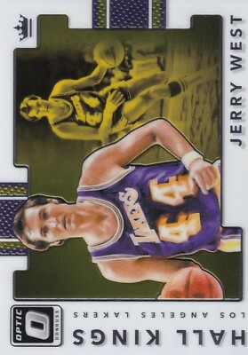 #ad 2017 18 OPTIC HALL KINGS INSERTS JERRY WEST LOS ANGELES LAKERS B4678 $2.97
