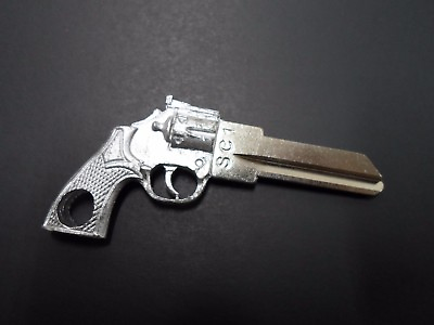 #ad Cool Gun Key Revolver Full 3D Metal Mold Handgun Key Blank Schlage SC1 ONE KEY $9.49