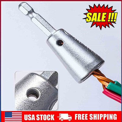 #ad Wire Strippingamp;Twisting Tool Electrical Drill Wire Stripper Cable Nut Twister $5.99