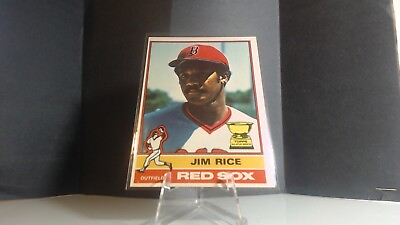 #ad JIM RICE 1976 Topps Boston Red Sox #340 Excellent condition $8.00