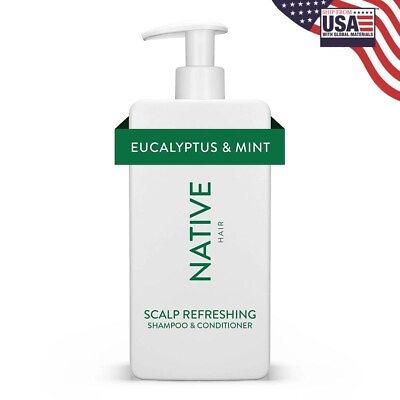 #ad Native Scalp Refreshing 2 in 1 Shampoo amp; Conditioner Eucalyptus amp; Mint Sulf... $14.00