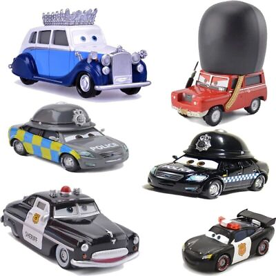 #ad Disney Pixar Cars Diecast Queen BuckinghamWheelsen SHERIFFPoliceSheriff Toys $8.35