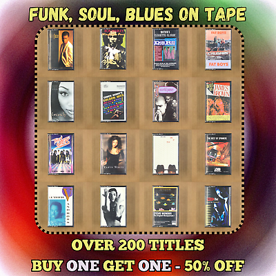 #ad CASSETTE TAPE SALE Rap Funk Soul Blues RnB Disco 70s 80s 90s BUILD UR OWN LOT $5.00
