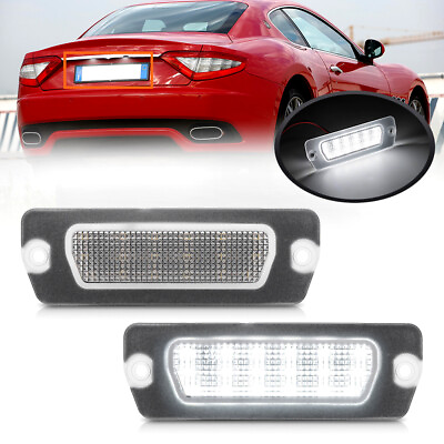 #ad SMD LED License Plate Lights For Maserati Coupe 4200 GT GranTurismo GranCabrio $16.19