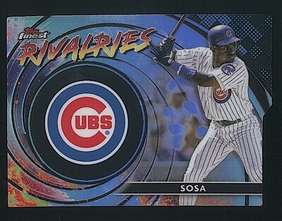 #ad 2023 Topps Finest SAMMY SOSA Card #FR 5 Rivalries Chicago Cubs MLB $4.99