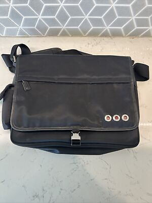 #ad Franklin Covey Zane messenger 15quot; Shoulder laptop bag black $24.99