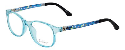 #ad Calabria Enhance 4132 Kids Oval Reading Glasses 2.75 Blue Crystal Black Girls $39.95