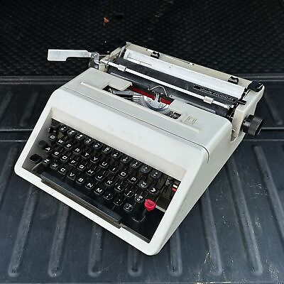 #ad 1970s Olivetti Studio 45 Portable Typewriter in Working Condition With Case $285.00