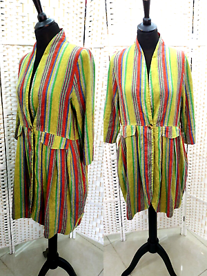 #ad ALEMBIKA COLORFUL STRIPES TUNIC DRESS UNIQUE DESIGN SIZE 2 $134.10