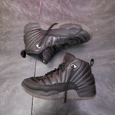 #ad Air Jordan 12 Retro Utility Kids Sneakers Size 13.5C Shoes PS Black DM5205 006 $27.75