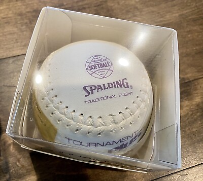 Tacithane Softball Spalding Tournament Plus Traditional Flight VINTAGE NIB P $14.55