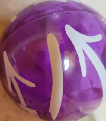 #ad Purple Ball Toy Kids Lights Flashing Bounce Bouncy 3 inch diameter NWOT $7.98