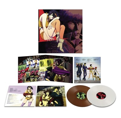 #ad SEATBELTS – Cowboy Bebop Original Soundtrack 2XLP White amp; Brown Vinyl EIN VAR $38.99