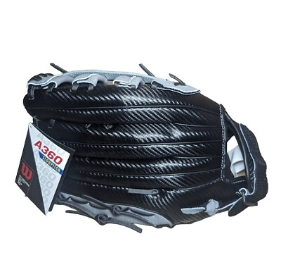 #ad Wilson 2021 A360 SP15 15quot; Slowpitch Softball Glove Right Hand Throw Black Grey $34.99
