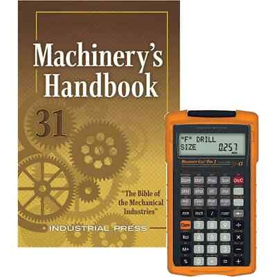 #ad Machinery#x27;s Handbook Bundle 31st Edition by Oberg et al with CalcPro 2 $179.96