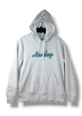 #ad Hurley Spread Love Surfing Fleece Hoodie Sweatshirt Embroidered Logo M $17.99