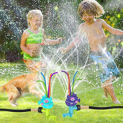 #ad Kids Fish Sprinkler Toy with Rotary Water Squirt Spray Toy Boys Girls Gift MF $10.44