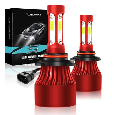 #ad 9005 HB3 LED Headlight Kit 2200W 330000LM Hi Lo Beam Bulb 6000K Super White Lamp $11.99