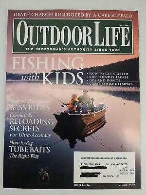 #ad Outdoor Life Magazine May 2003 Fishing With Kids Tackle How To Rig Tube Baits $14.95