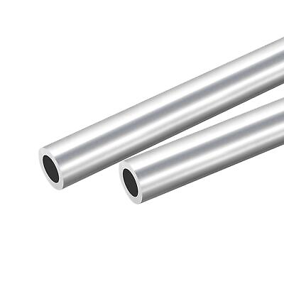 #ad 2pcs Aluminum Round Tube 25mm OD 15mm Inner Dia 200mm Length Pipe Tubing $20.22