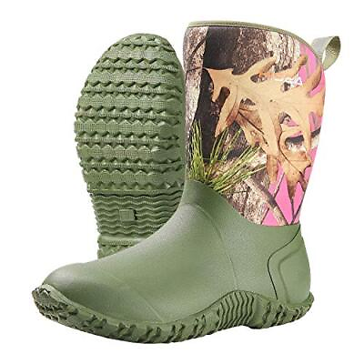 #ad Women#x27;s Rubber Garden Boots Waterproof Insulated Yard Gardening Shoes 8 Green $85.15